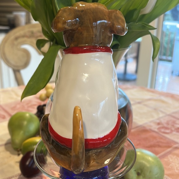 NWT Blue Sky Clayworks Loving 6.5” Dog with white sweater w/ red heart figurine - Picture 6 of 9